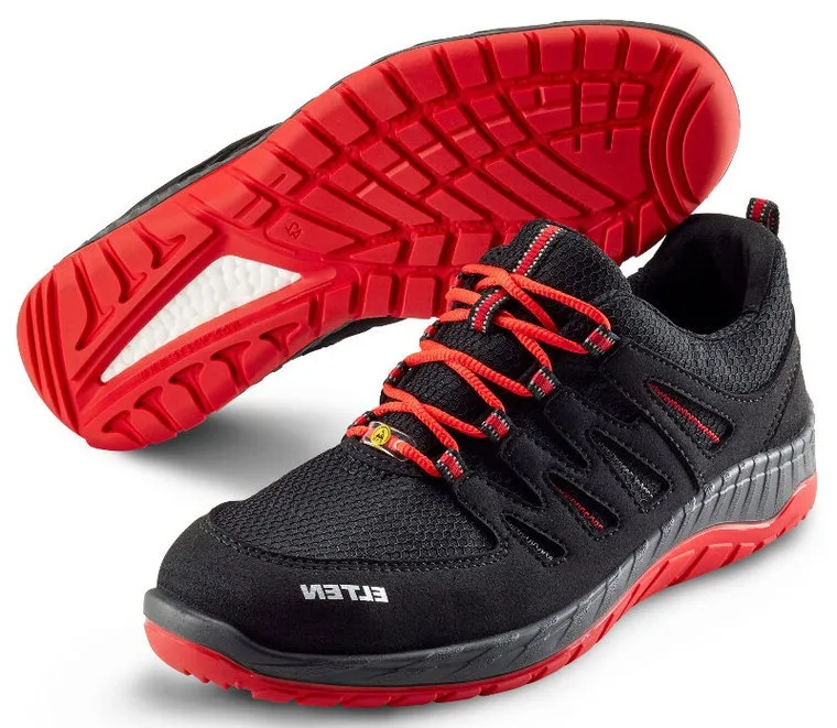Maddox Black-Red Low sikkerhedssko S3 ESD (35) de Elten – image du produit
