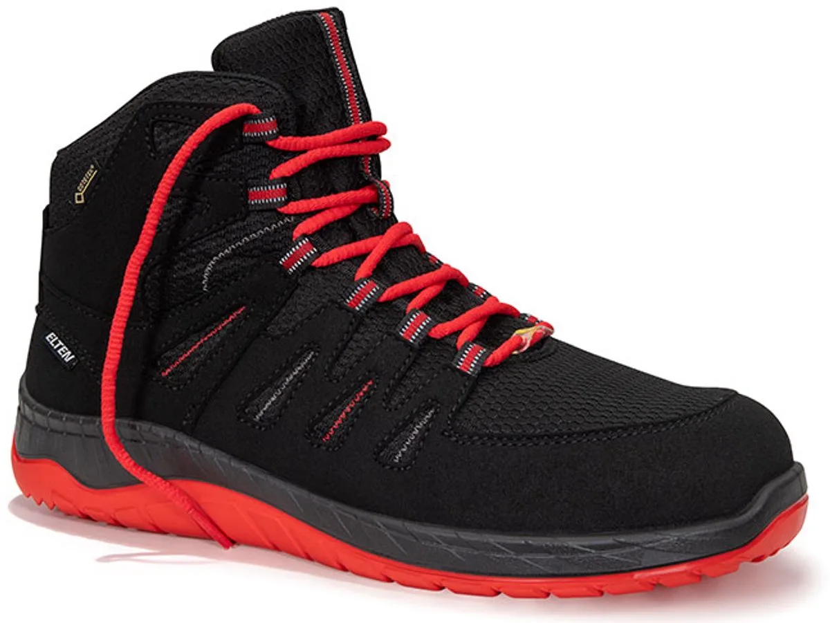 Maddox GTX Mid ESD S3 769241 W - Zwart/Rood de Elten, Noir, Rouge, 43 – image du produit