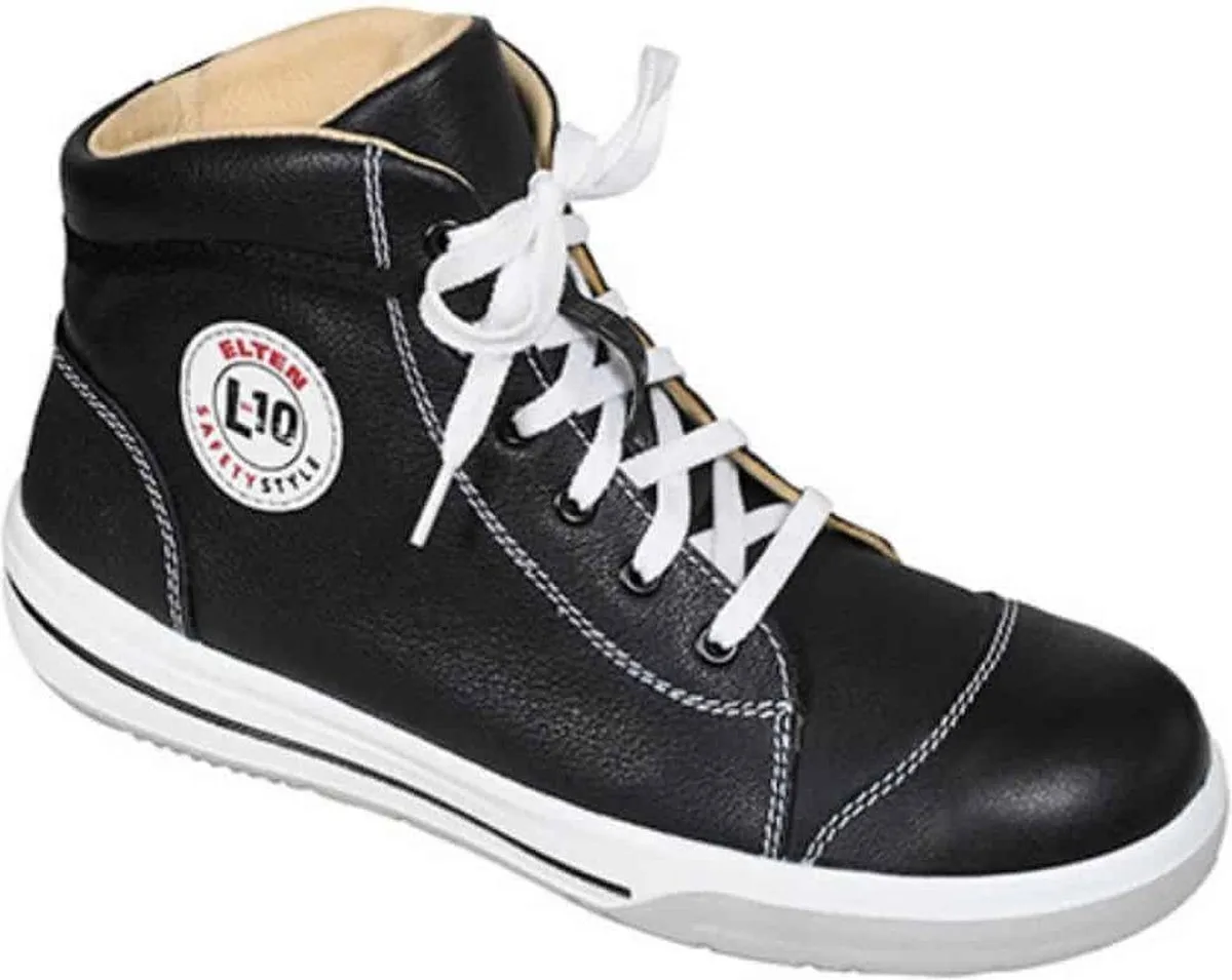 Shadow Mid ESD HG S3 761081 Zwart - zwart fra Elten, Sort, 45 – produktbillede