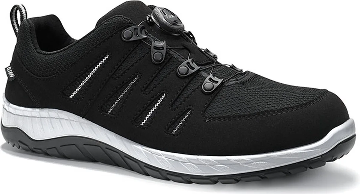 werkschoenen - MADDOX BOA® - ESD S3 - zwart-grijs fra Elten, Sort, Grå, 43 – produktbillede