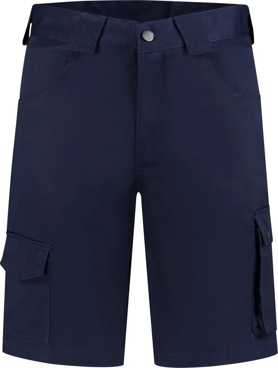 Bermuda Korte Werkbroek kat/pol Navy de EM Workwear, Bleu foncé, 50 – image du produit
