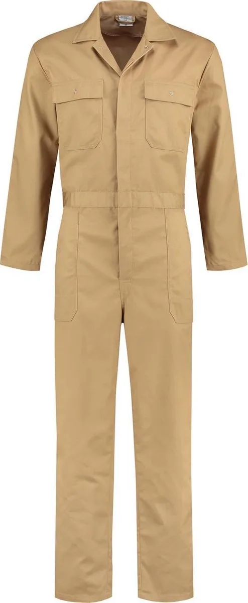 Overall 100% kat Kaki fra EM Workwear, Kaki, 50 – produktbillede