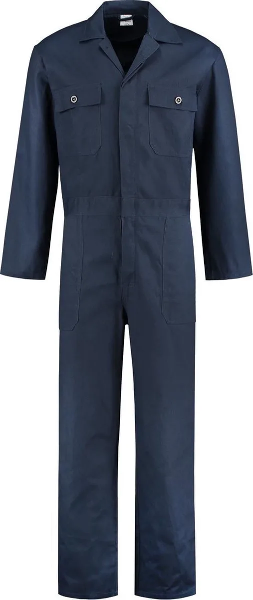 Overall 100% kat Kniezak Navy van EM Workwear, Donkerblauw, 52 – productafbeelding