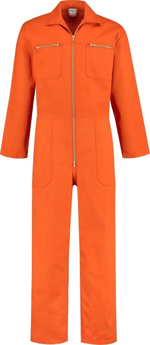 Overall 100% katoen met rits oranje de EM Workwear, Orange, 64 – image du produit