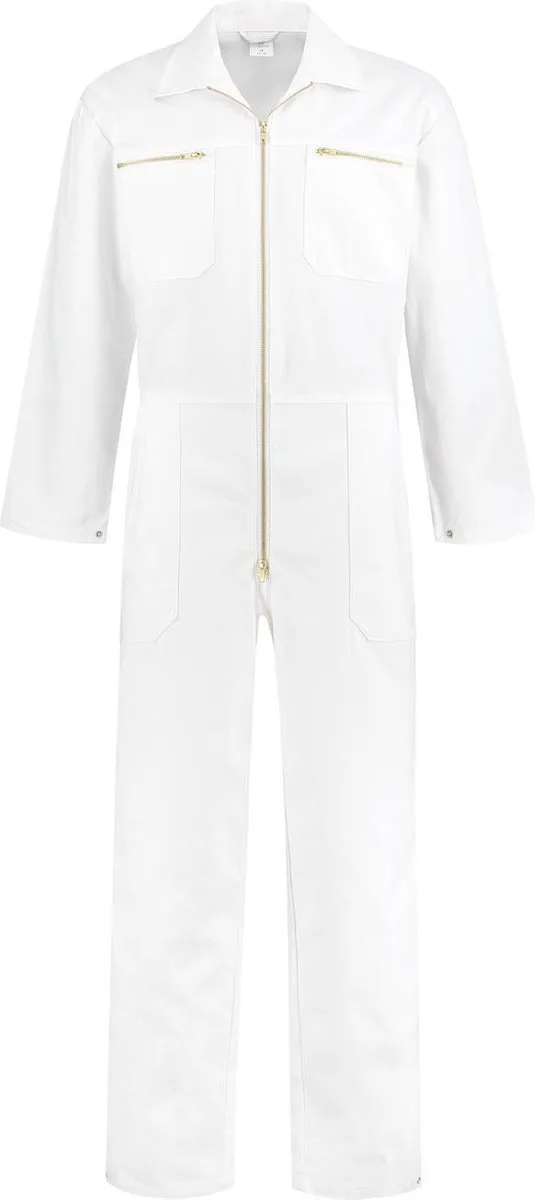 Overall 100% katoen met rits wit de EM Workwear, Blanc, 50 – image du produit