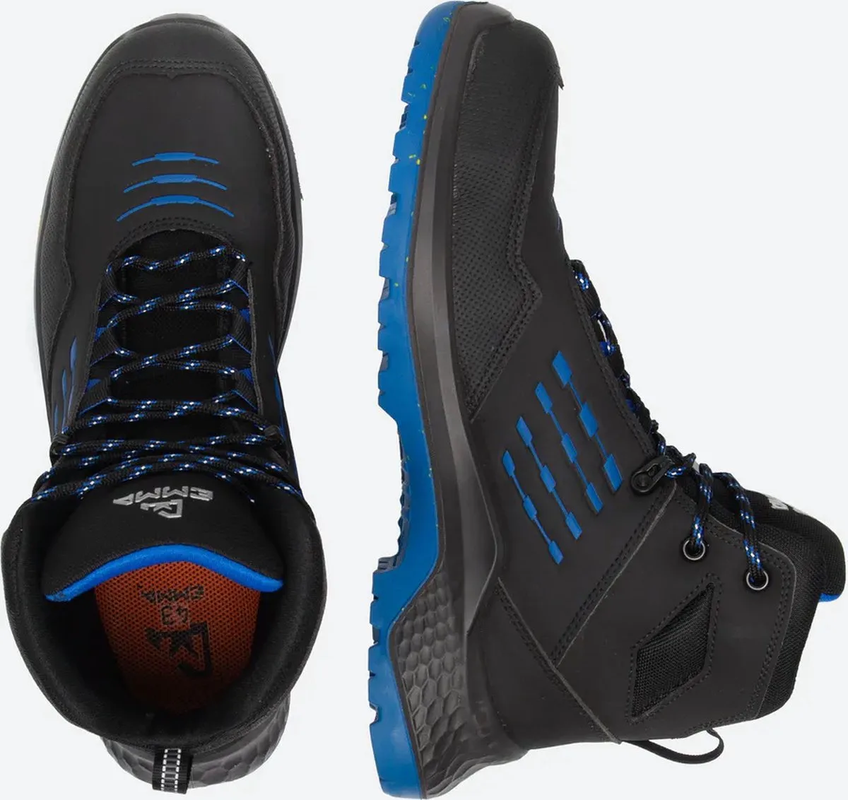 CrossForce X High D S3 - Zwart/Blauw de Emma, Noir, Bleu, 43 – image du produit