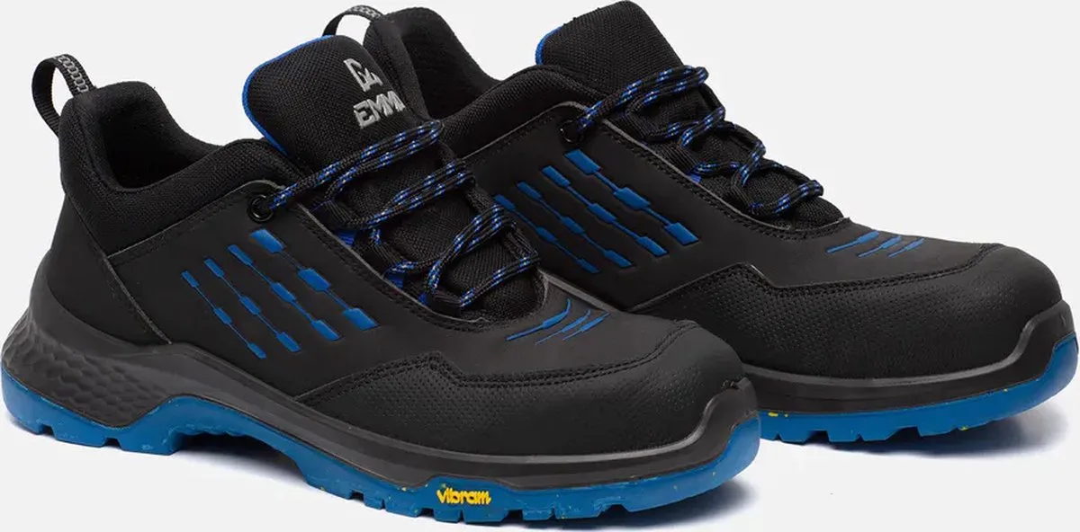 CrossForce X Low D S3 - Zwart/Blauw fra Emma, Sort, Blå, 41 – produktbillede