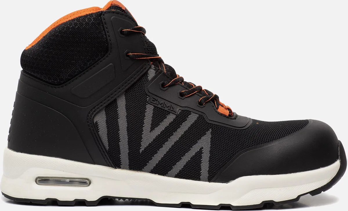 Hoge Werkschoen New York D S1P - Grijs/Zwart de Emma, Gris, Noir, 42 – image du produit