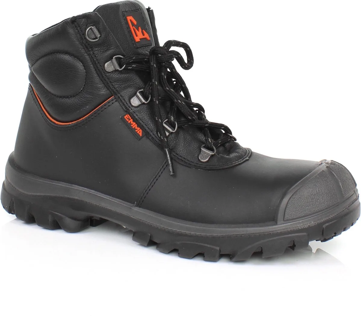 Lukas D Werkschoenen - Hoog model - S3 - Zwart von Emma, Schwarz, 47 – Produktbild