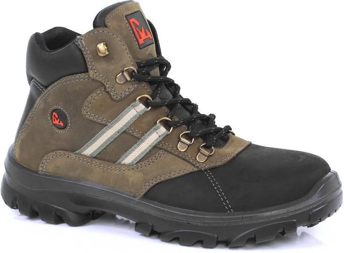 NESTOR Veiligheidsschoenen Hoge Werkschoenen S3 by Emma, Brown – product image