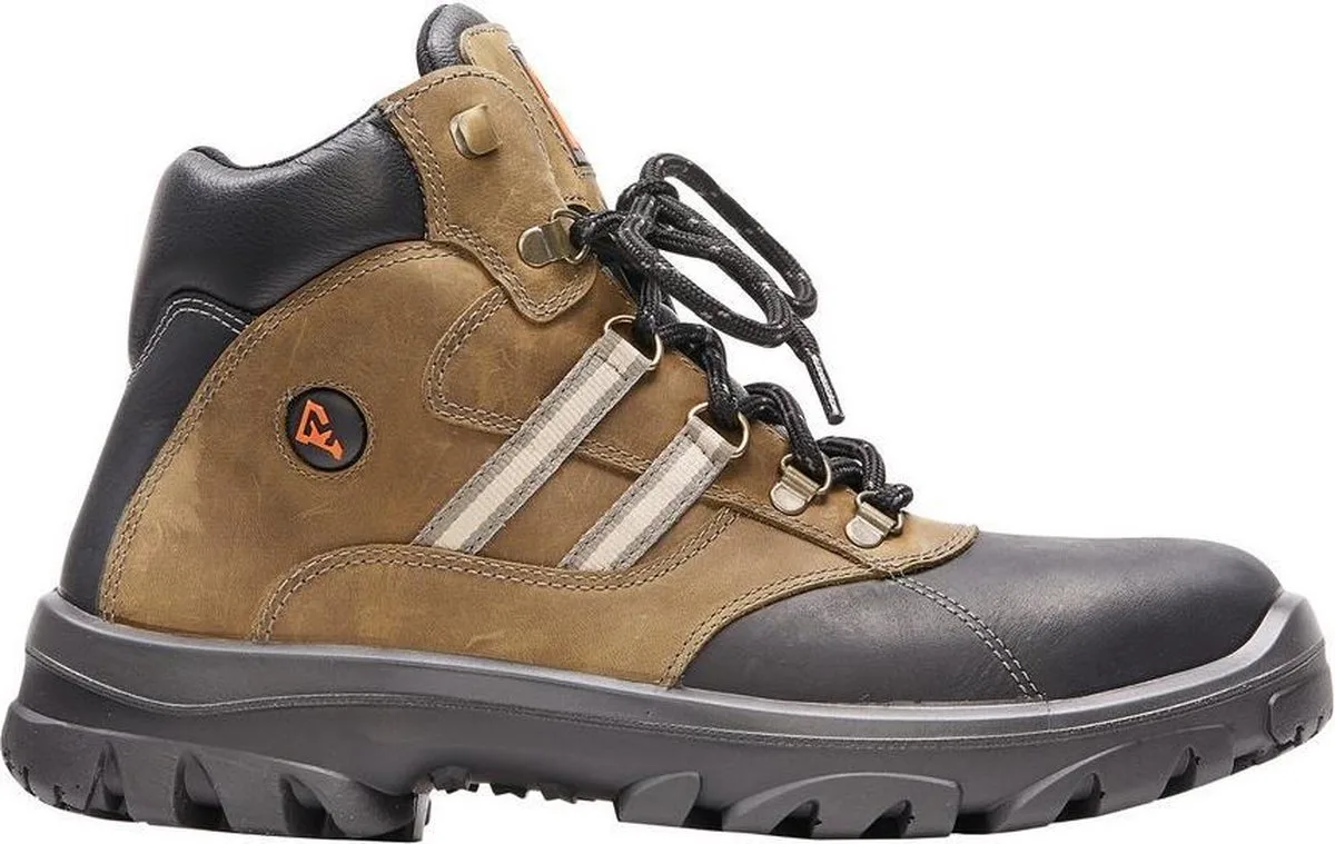 Nestor XD S3 Werkschoenen van Emma, Zwart, Bruin, 49 – productafbeelding