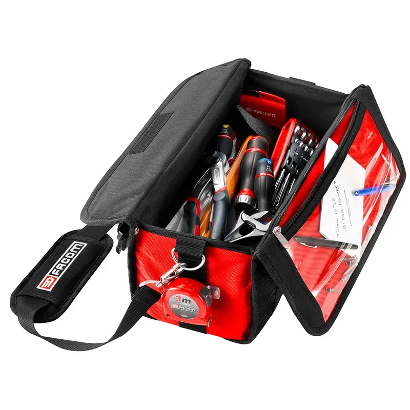 Sac à Outils Lightweight de Facom, Noir, Rouge – image du produit 2 sur 3