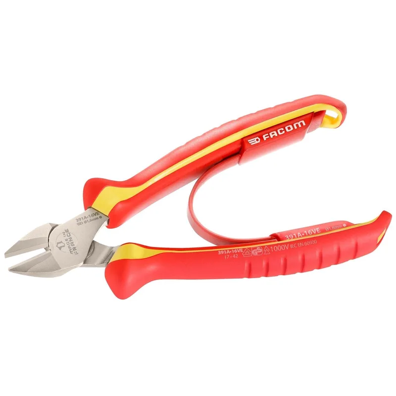 Facom 160mm Zijkniptang Elektriciensmodel VDE - 391A.16VE by Facom – product image