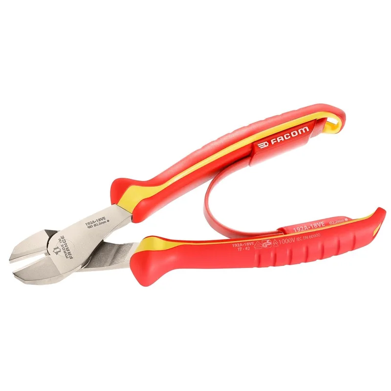 Facom 180mm Diagonale Kniptang VDE - 192A.18VE von Facom – Produktbild