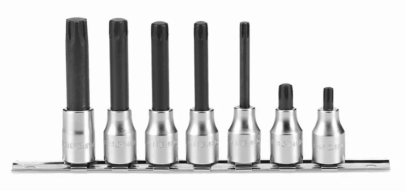 Facom 7-delige RIBE 1/2" doppenset voor cilinderkopschroeven by Facom – product image