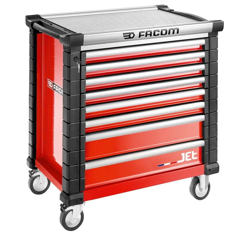 Werkstattwagen 8 Schubfächer 4 Module JET.8M4A von Facom – Produktbild