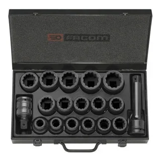 IMPACT-Steckschlüssel 3/4Z, Set 18-tl von Facom – Produktbild