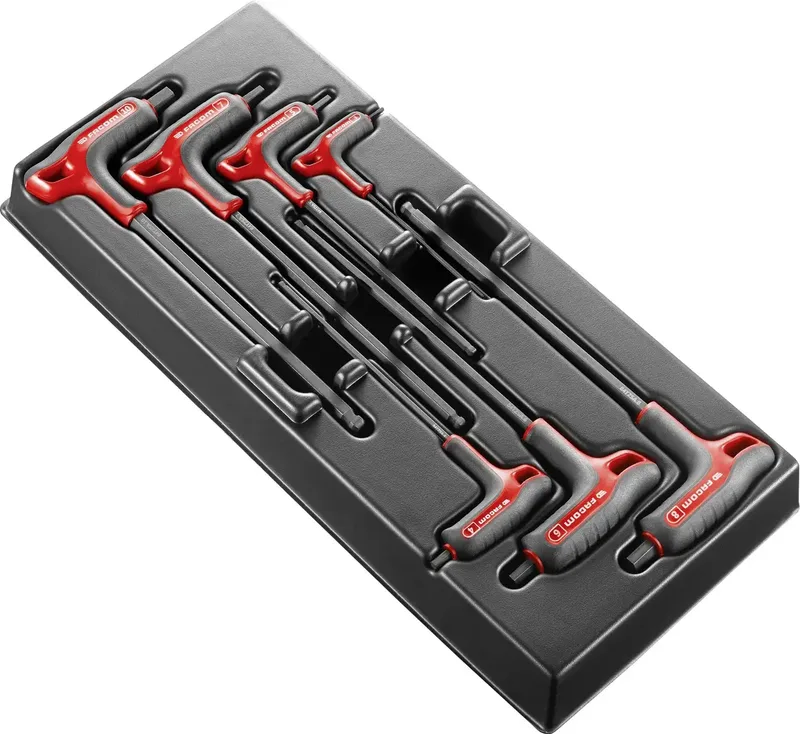Inbussleutelset Sleutelbreedte (metrisch): 3 mm, 4 mm, 5 mm, 6 mm, 7 mm, 8 mm von Facom – Produktbild