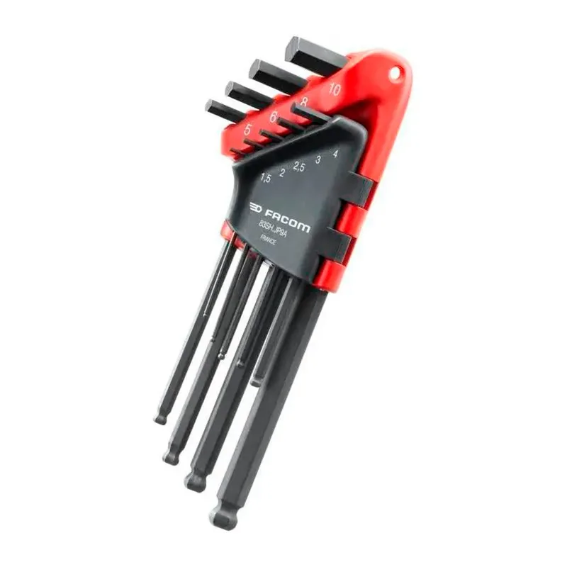 Long Ball-end Inbussleutelset 9 Stukken von Facom – Produktbild