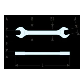 Maulschlüssel "Serie 44" 26x28 mm von Facom – Produktbild