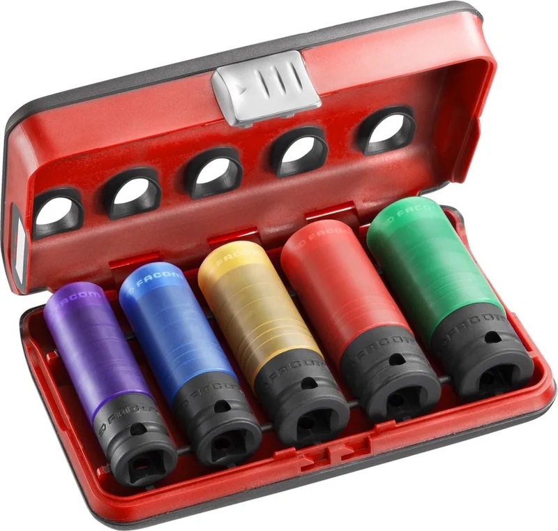 NSI.5LPB NSI.5LPB Dopsleutelset 1/2 (12.5 mm) 5-delig van Facom, Kleurloos – productafbeelding
