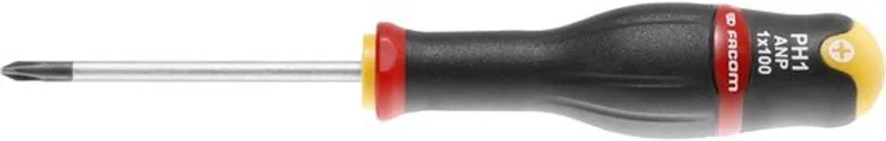 PROTWIST® schroevendraaier voor Phillips® schroeven met kruiskop - gesmeed bled - ATP2X125 by Facom, Yellow – product image