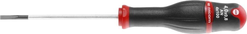 PROTWIST® schroevendraaier voor sleufschroeven - gefreesd bled - AT3X75 de Facom, Rouge – image du produit