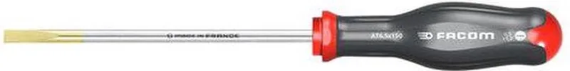 PROTWIST® schroevendraaier voor sleufschroeven - gefreesd bled - AT6.5X150 by Facom, Red – product image