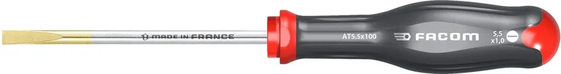 Schraubendreher PROTWIST 5,5 mm 100 mm von Facom, Rot – Produktbild