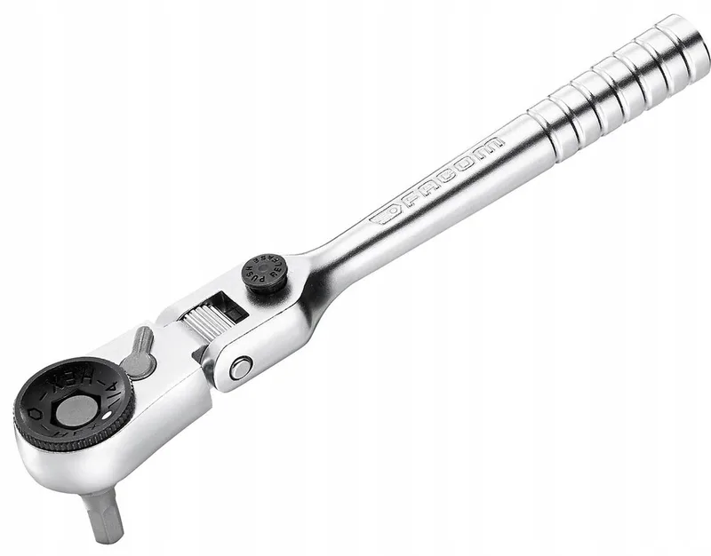 R.180PB Compacte ratel 1/4 met flexibele kop 180° by Facom, Silver – product image