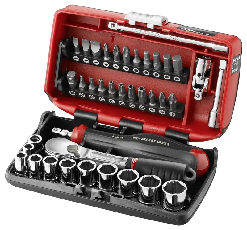 RL.NANO1GRPPB 1/4" DOP 38-delige DOPPENSET VOOR VERVORMDE SCHROEVEN de Facom – image du produit 3 sur 3
