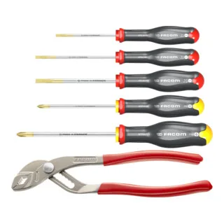 Schraubendreher- und Zangen-Set 5-tlg. von Facom – Produktbild