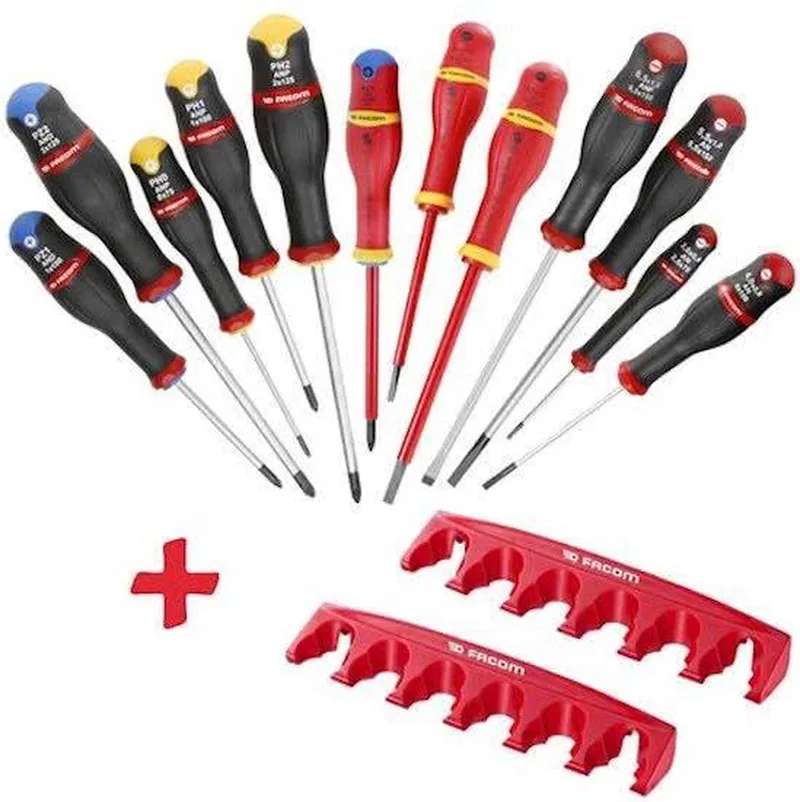 schroevendraaierset protwist 12 delig de Facom, Bleu – image du produit