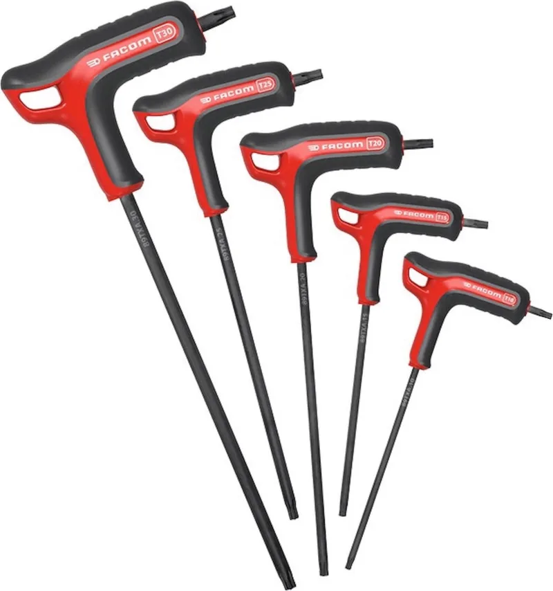 Schroevendraaierset Werkplaats 5-delig Binnen-zesrond by Facom, Kleurloos – product image