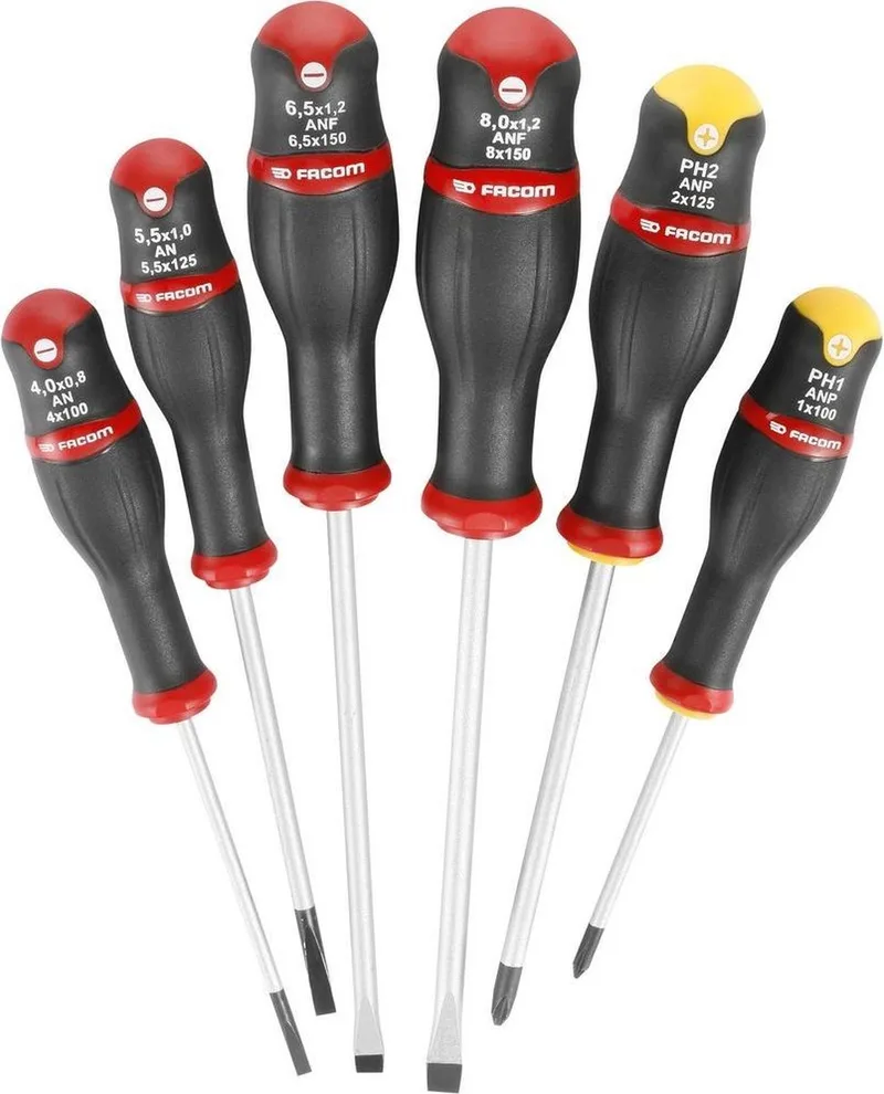 Set van 6 Schroevendraaiers - ATP.J6PB von Facom, Kleurloos – Produktbild