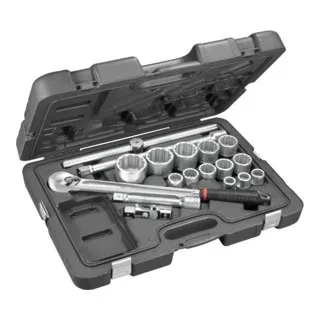 Steckschlüssel 3/4Z 12-Kant Set 18-tl von Facom – Produktbild