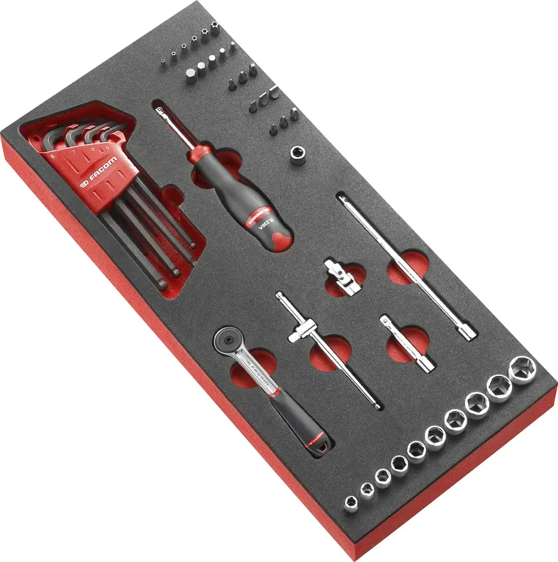 Steckschlüssel-Adapter-Set 1/4 (6.3 mm) 46teilig MODM.R161-36 de Facom – image du produit