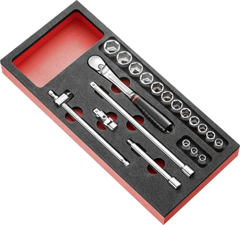 Steckschlüssel-Adapter-Set 3/8 (10 mm) 20teilig MODM.JL161-36 von Facom – Produktbild