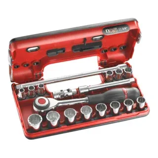 Steckschlüssel-Set 3/8" 6-Kant D-Box von Facom – Produktbild