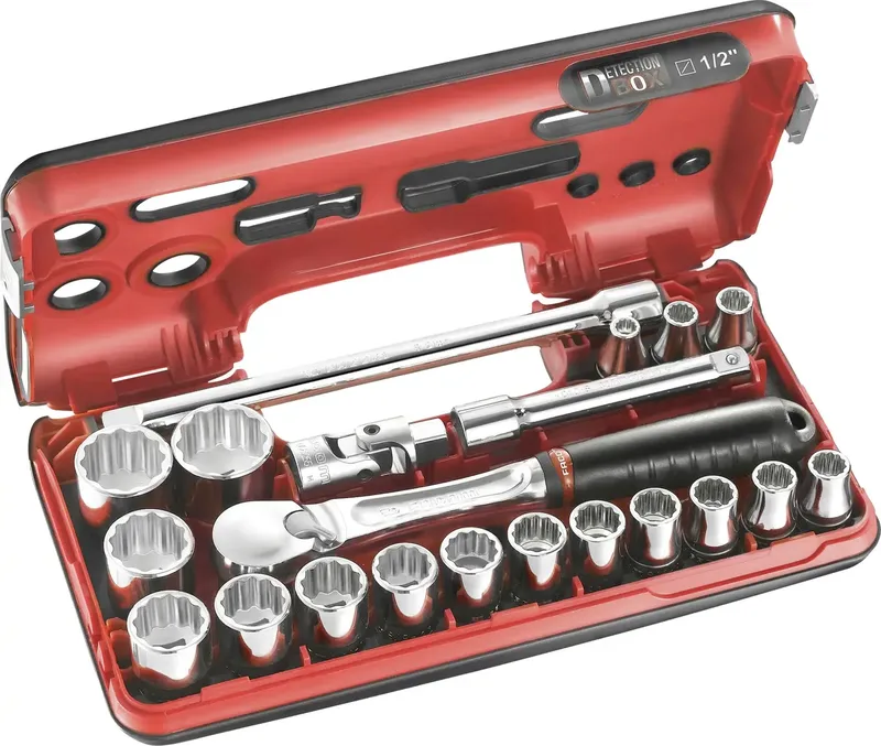 Steckschlüsselsatz metrisch 1/2 (12.5 mm) 21teilig SL.DBOX112PB de Facom – image du produit