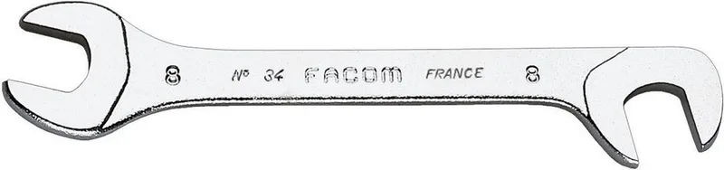 steeksleutel micromechanica, bek 15° en 75° gebogen 4 mm fra Facom – produktbillede