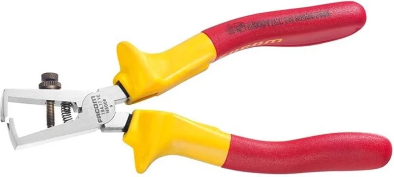 striptang - geisoleerd - lengte 170 mm - 194.17VE de Facom, Jaune – image du produit