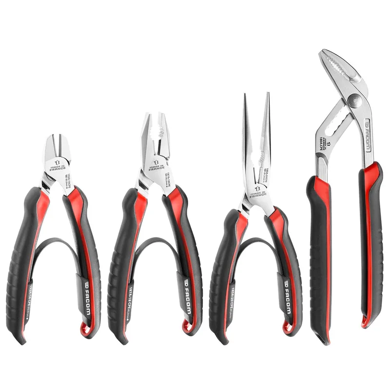 Tangenset met Kniptang, Waterpomptang, Punttang en Combinatietang - CPE.A1PB de Facom – image du produit