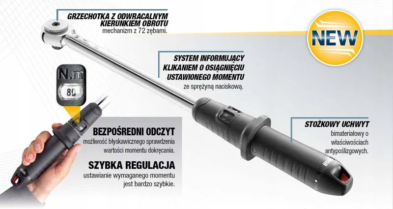 USAG Momentsleutel 68-340 Nm 1/2" met ratel von Facom – Produktbild