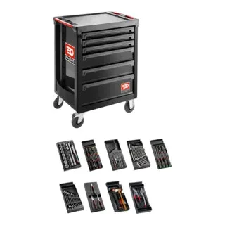 Werkstattwagen ROLL.6GM3 mit 6 Modulen von Facom – Produktbild