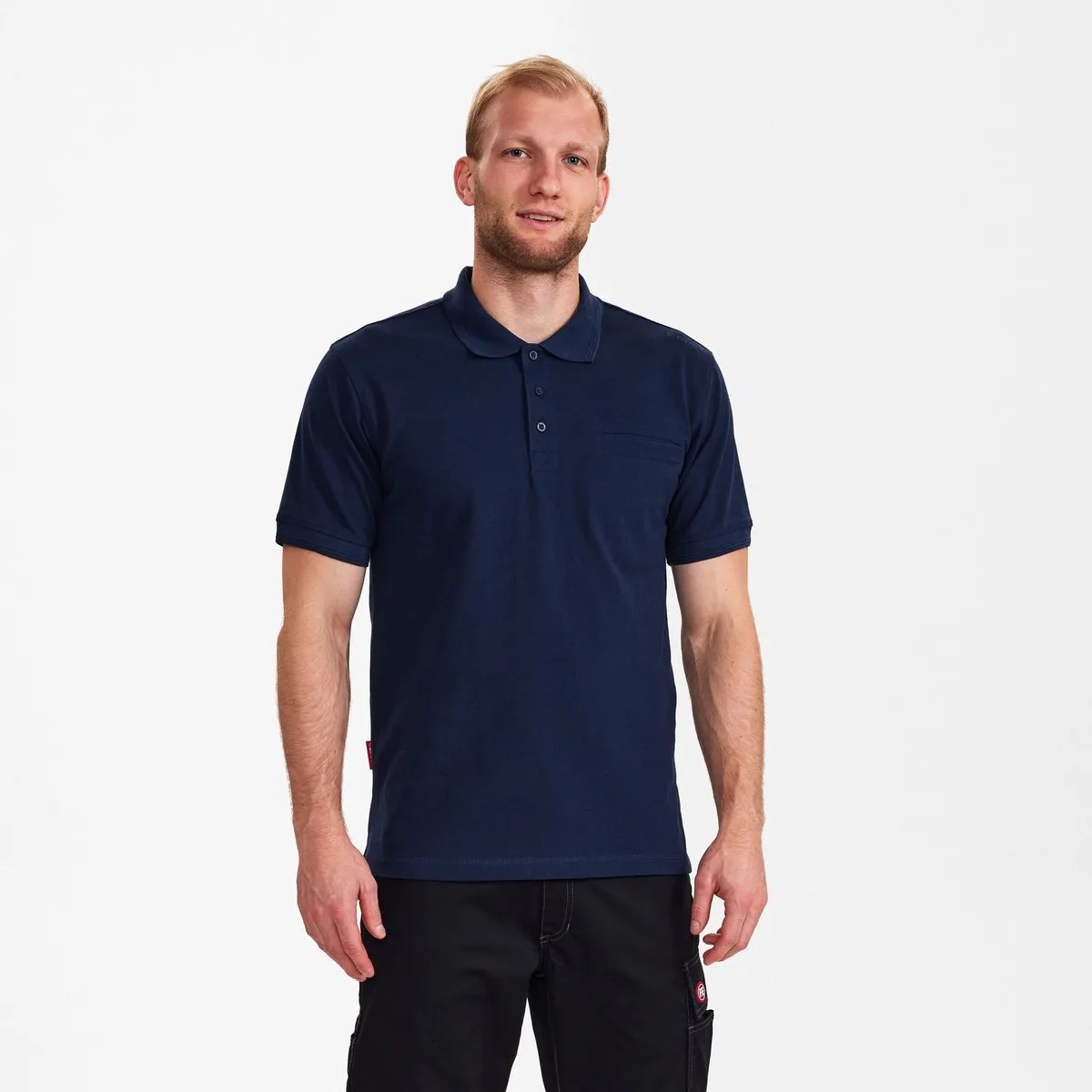 Extend poloshirt met borstzak 9055-178 - Blue Ink van FE Engel, Blue Ink, L – productafbeelding