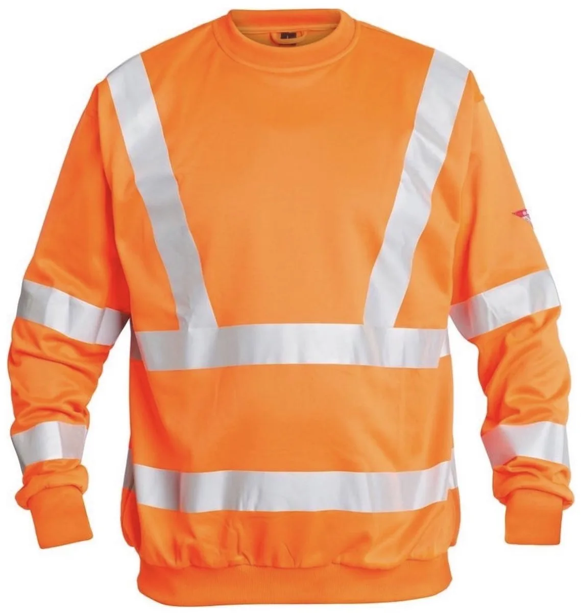 F. Engel 8011-228 EN 20471 Sweatshirt Oranje fra FE Engel, Orange, S – produktbillede