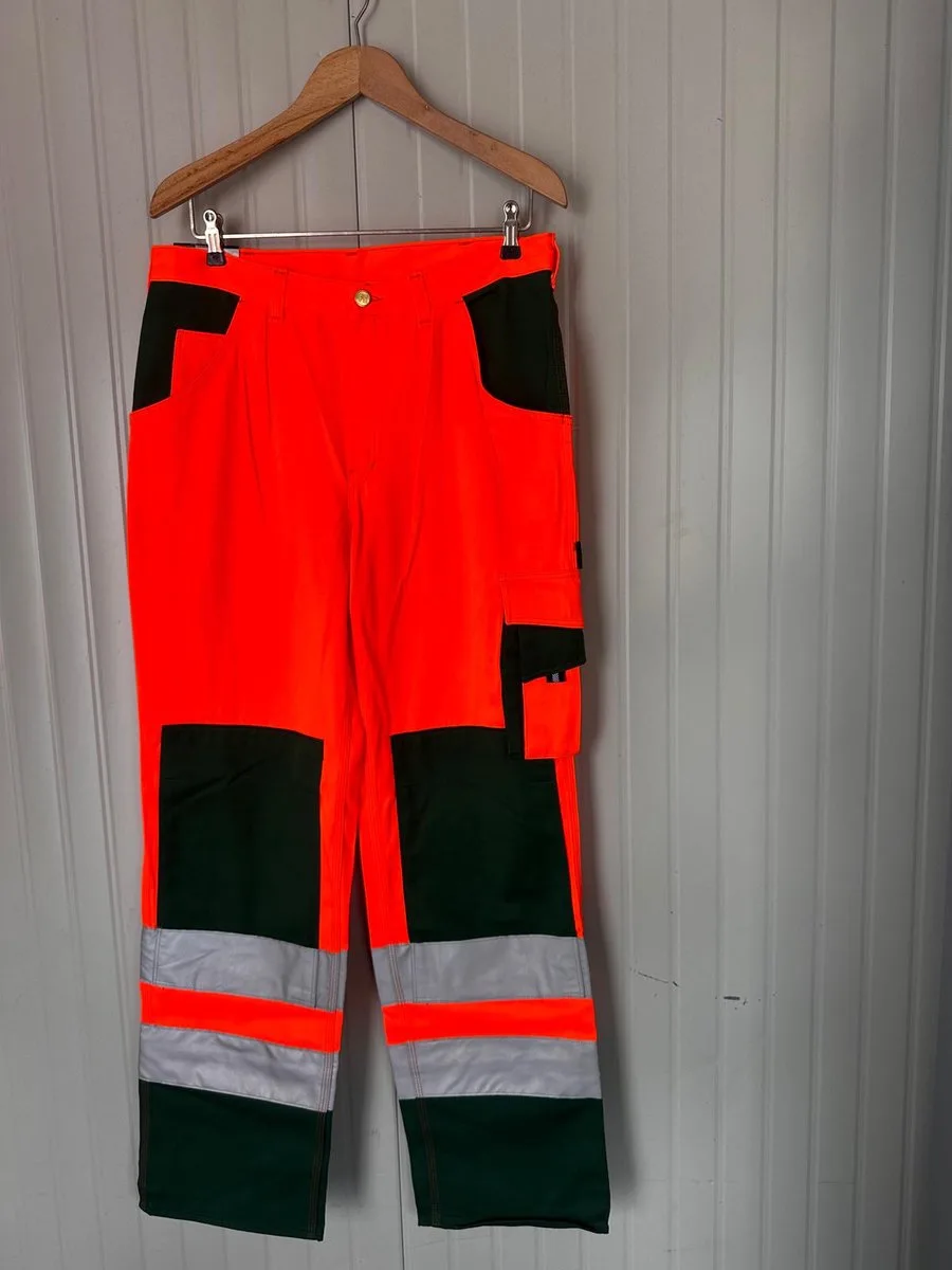 FE Engel 2600-425-101 werkbroek reflecterend van FE Engel, Oranje, 48 – productafbeelding