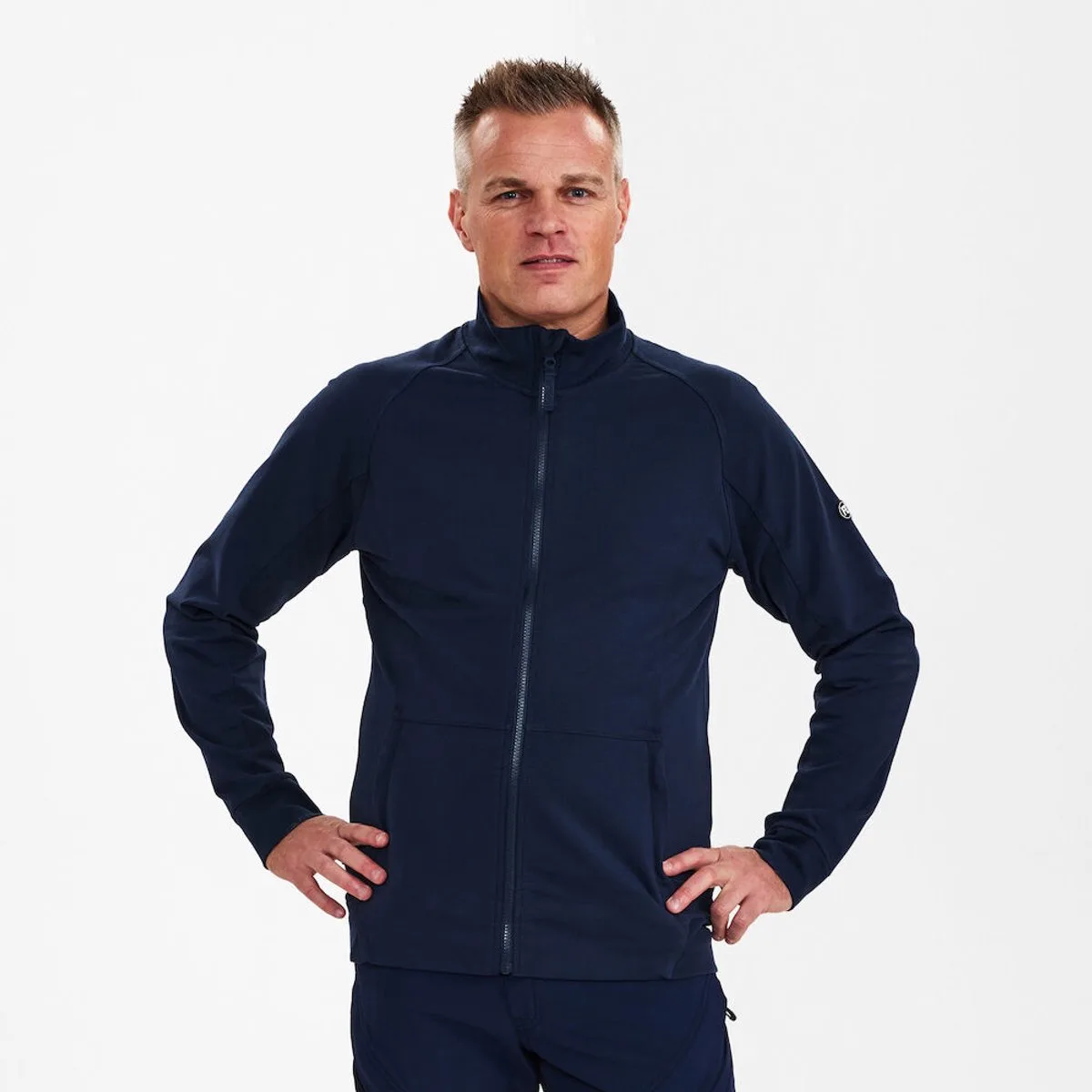FE Engel 8362-320 X-treme Sweatvest vest werkvest Blauw van FE Engel, Blauw, L – productafbeelding