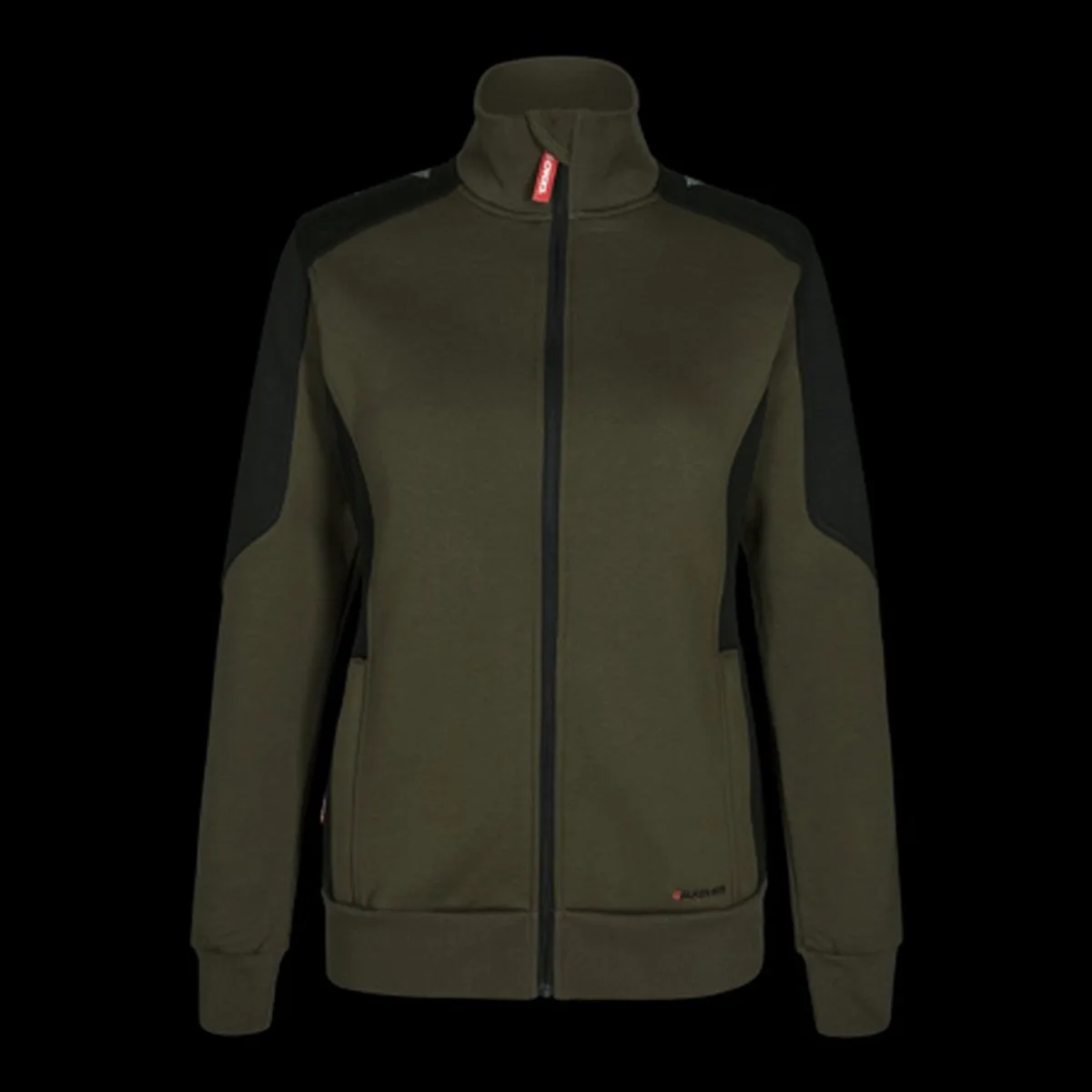 Galaxy 8825-233 Dames Sweat Cardigan van FE Engel, Groen, M – productafbeelding